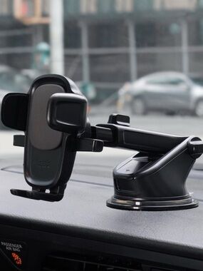 iOttie Car Phone Mount - Black, Universal Adjustable Smartphone Holder